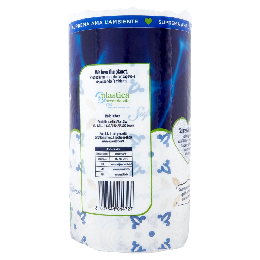 Fior di Carta Lifestyle Suprema Asciugatutto Ultra Assorbente 3 Veli Maxi Rotoli 2 pz